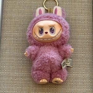Cute Green Plush Keychain Labubu